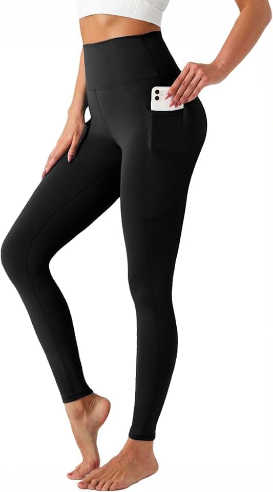 YOYOYOGA Leggings For Women Tummy Control Yoga Leggings Workout Yoga Pants