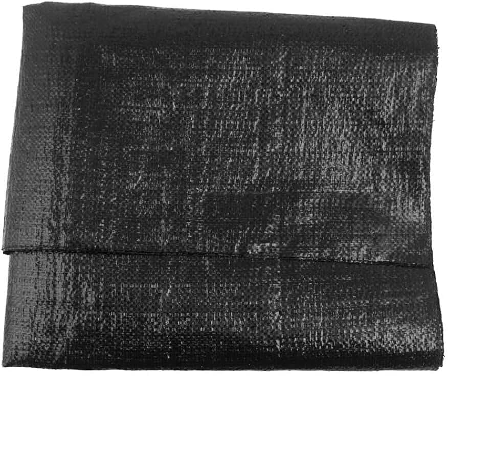 8Ft x 12Ft Garden Landscape Ground Cover Weed Barrier 3oz Heavy Duty Polyethylene Woven Weed Block Gardening Mat