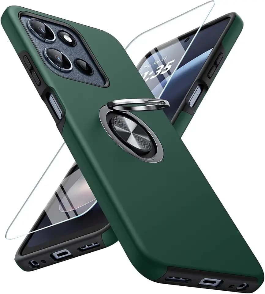 JAME for Motorola Moto G 2025/2026, Moto G Play 2026 Case with Ring Stand