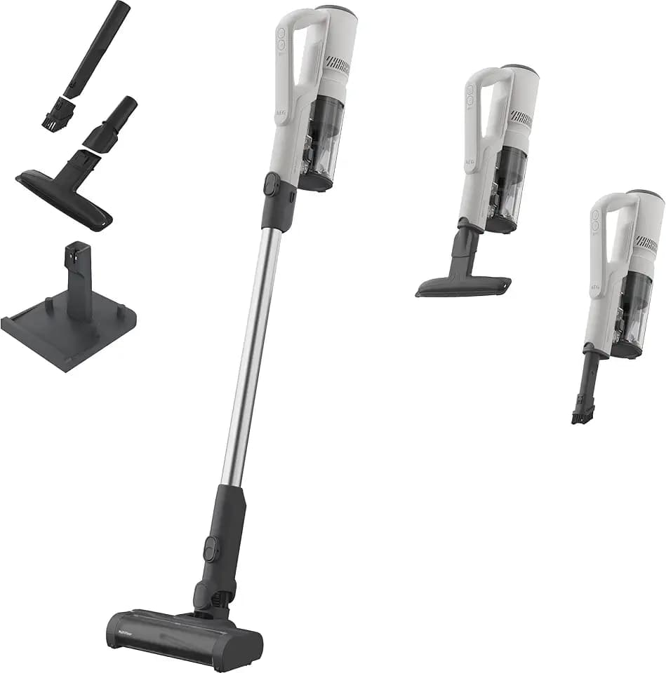 AEG 5000 Akku Staubsauger kabellos, Leichtgewicht 1,9 kg, Weiß, AP51UH18ST