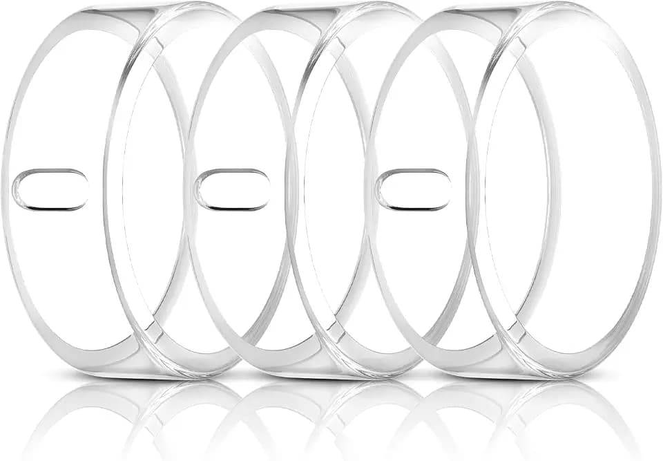 ZOOROO 3 Pack Cover Compatible with Ultrahuman Ring Air, Support Charging with Cover on, Anti-Scratch TPU Ultra Human Ring Protector for Women Men