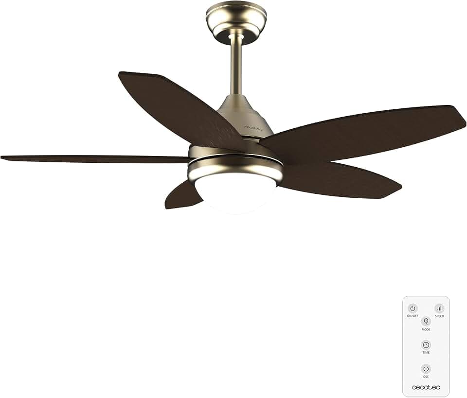 Cecotec Deckenventilator Aero 4200 GoldDarkWood
