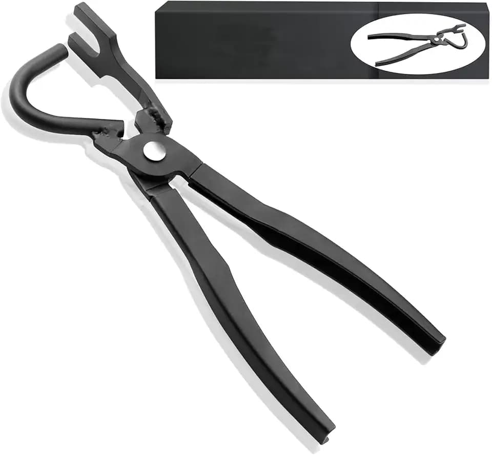 Exhaust Pliers Hanger Bracket Removal Pliers Separates Rubber Hangers Plier Supports 38350 Plier for All Car Pipe Exhaust Hanger Bracket Great Automotive Tools, Black