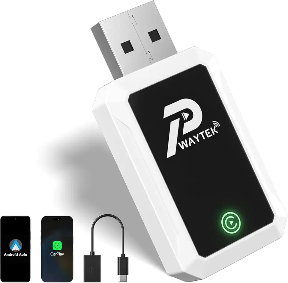 Wireless CarPlay Adapter for Wired CarPlay Cars, Android Auto Dongle