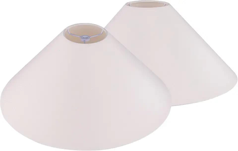 TOCHIC Empire Lamp Shades Set of 2, 4'' Top x 16'' Bottom x 6.6'' High