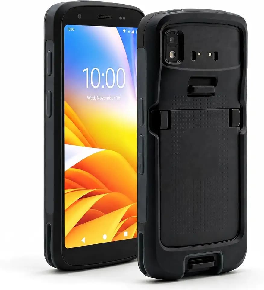 Kit Protective Case for Zebra TC22 TC27 Mobile Barcode Scanner Accessories,PDA Rugged Boot Cover Shockproof Dropproof (Black)