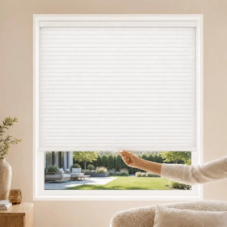 CHICOLOGY Cordless Cellular Shades, Room Darkening, Mist, 36x48