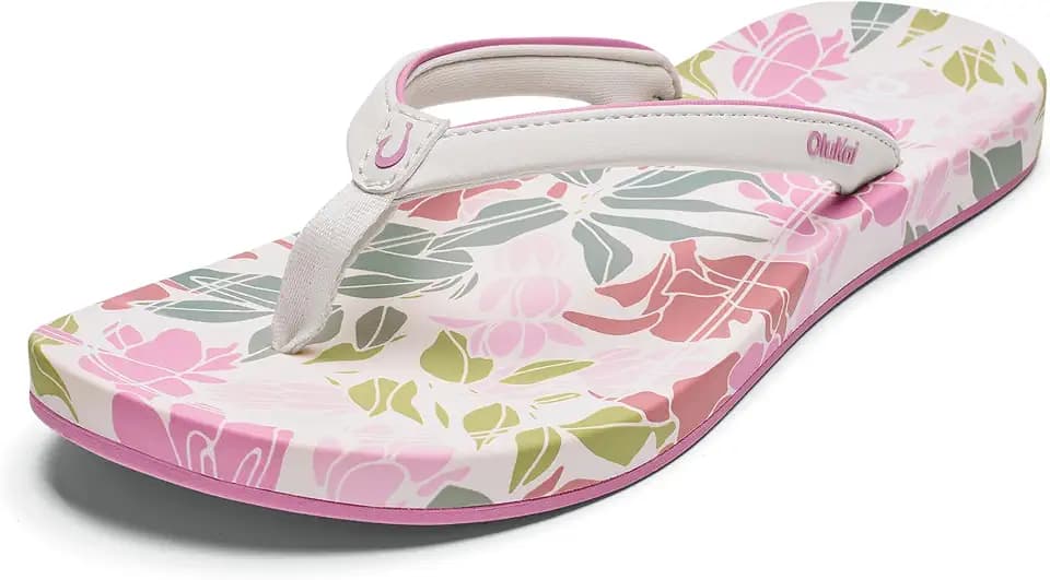 OluKai Uiki Women's Beach Sandal, Quick-Dry Flip-Flop Slides