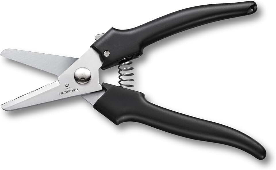 Victorinox Vielzweckschere, Universalschere, Extra Scharf, Robuster Kunststoffgriff, schwarz