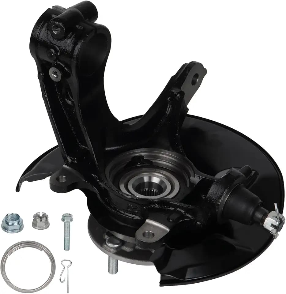 Front Right Side Steering Knuckle & Wheel Bearing Hub Assembly Fit for Honda Accord 2013 2014 2015 2016 (2016 Accord fits L4 2.4L Model Only), Replace for 51210T2AK01 LK018, Passenger Side