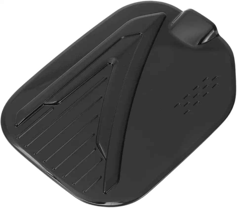 Fuel Tank Door Cap for Ford F-150 2022-2025 Fuel Filler Flap Cover Adhesive Type Black ABS Fuel Filler Door Gas Cap