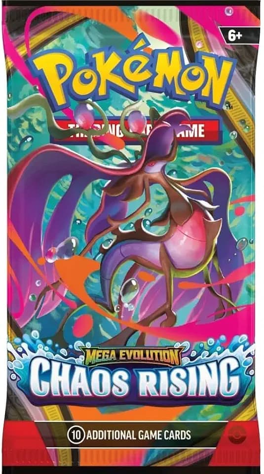 Pokemon TCG: Mega Evolution - Chaos Rising 1 x Booster Pack, Collectible Card Game