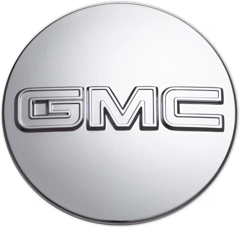 GM Accessories 19164998 Center Cap in Chrome with Chrome GMC Logo (Pack of 4)