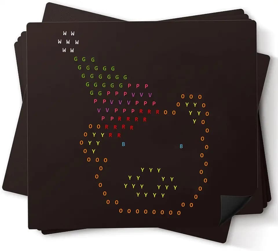 Ayidawedo 20PCS Refill Templates for Light Up Board,Light Bright Refill Sheets Templates,Light Toys Accessories for Lite Brite Ultimate Classic(Animal Theme 20PCS, 8x6.8，Paper)