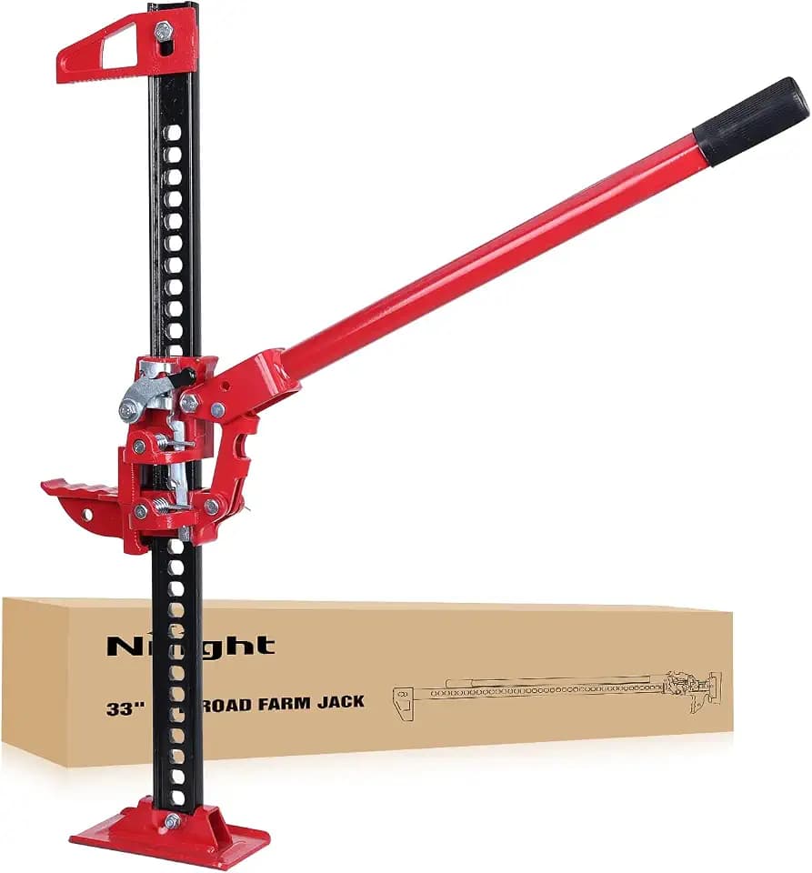 Nilight Farm Jack 33 inch, Utility High Lift Ratcheting Off Road Jack
