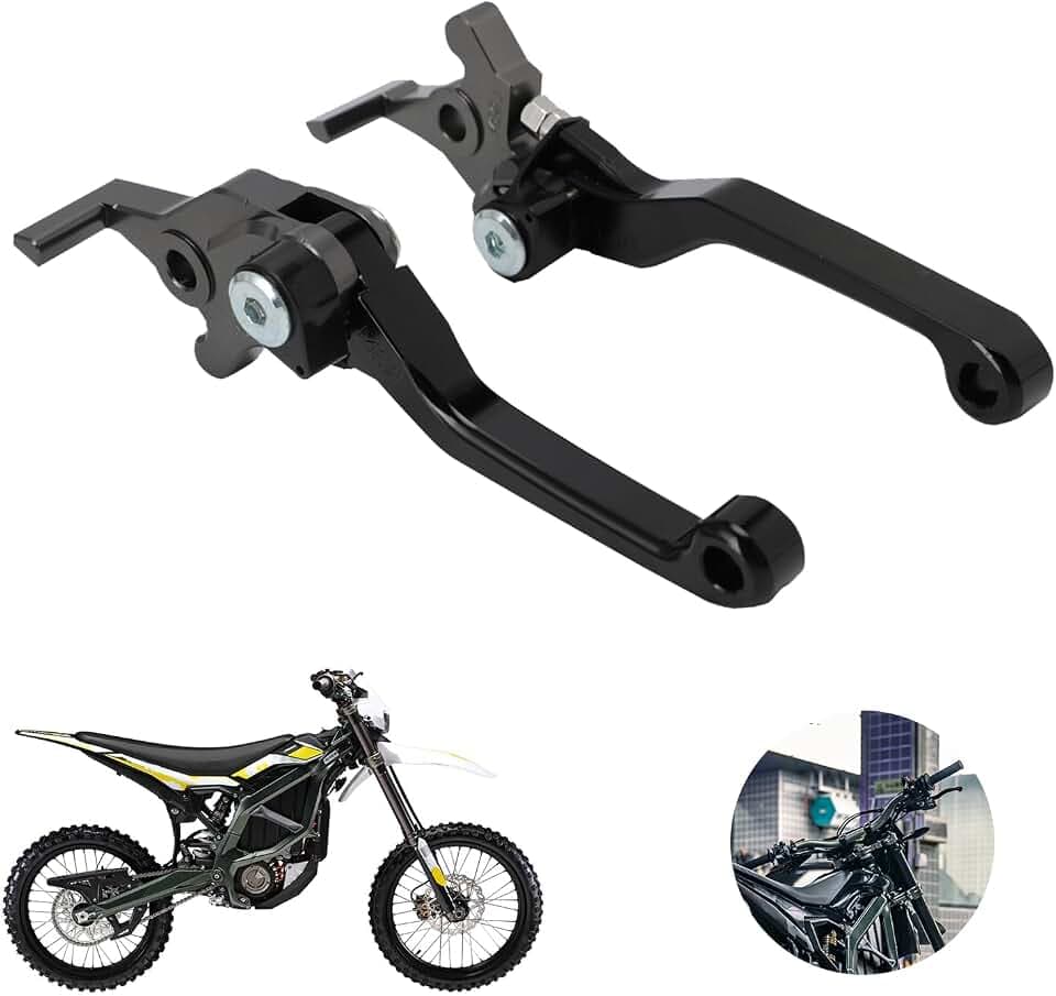 Adjustable CNC 6061 Aluminum Brake Levers for Surron Ultra Bee-Black