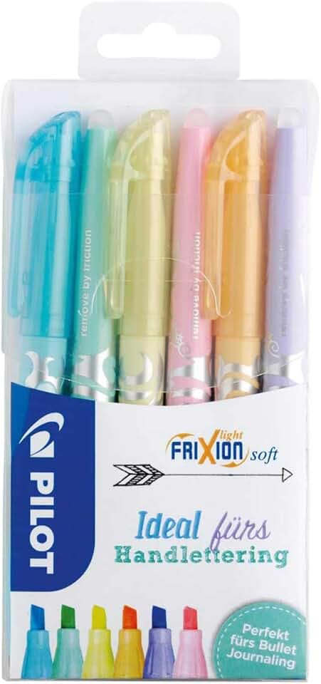 Pilot Frixion Light Pastell 6er-Set