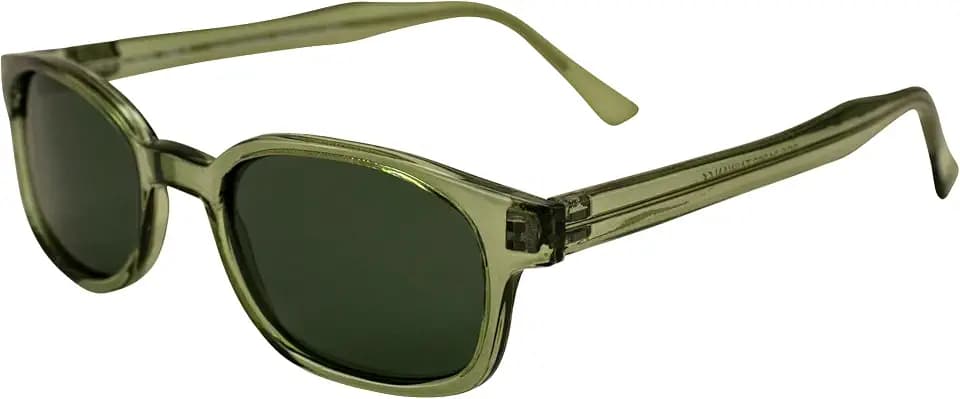 Pacific Coast Sunglasses KD'S Clear GRN Frame/GRN Polar Lens