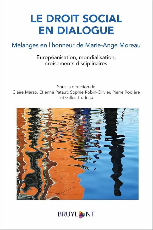 Le droit social en dialogue - Mélanges en l'honneur de Marie-Ange Moreau: Mélanges en l'honneur de Marie-Ange Moreau. Européanisation, mondialisation, croisements disciplinaires