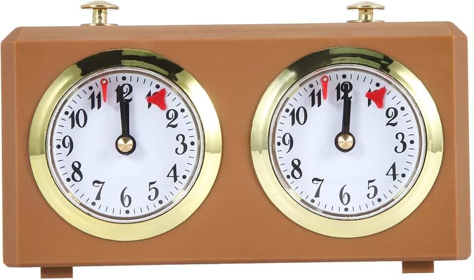 Mechanische Schach Uhr Analog für Schach Spiel Timer Uhr Offizielle Uhren Timer Keine Batterie Erforderlich