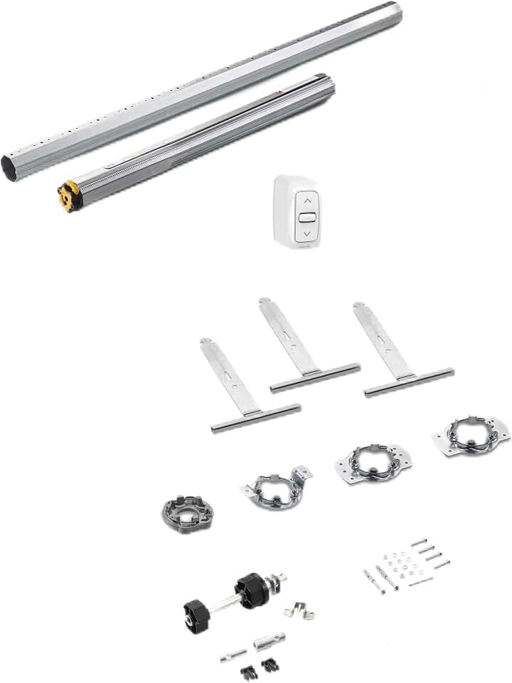Somfy 1245872 - MS 1700, Verdrahtetes Motorisierungskit für Rollladen, für Jede Art von Rollladenkasten, Nachrüstung oder Sanierung, 10 Nm, max. Breite des Rollladen 1,7m