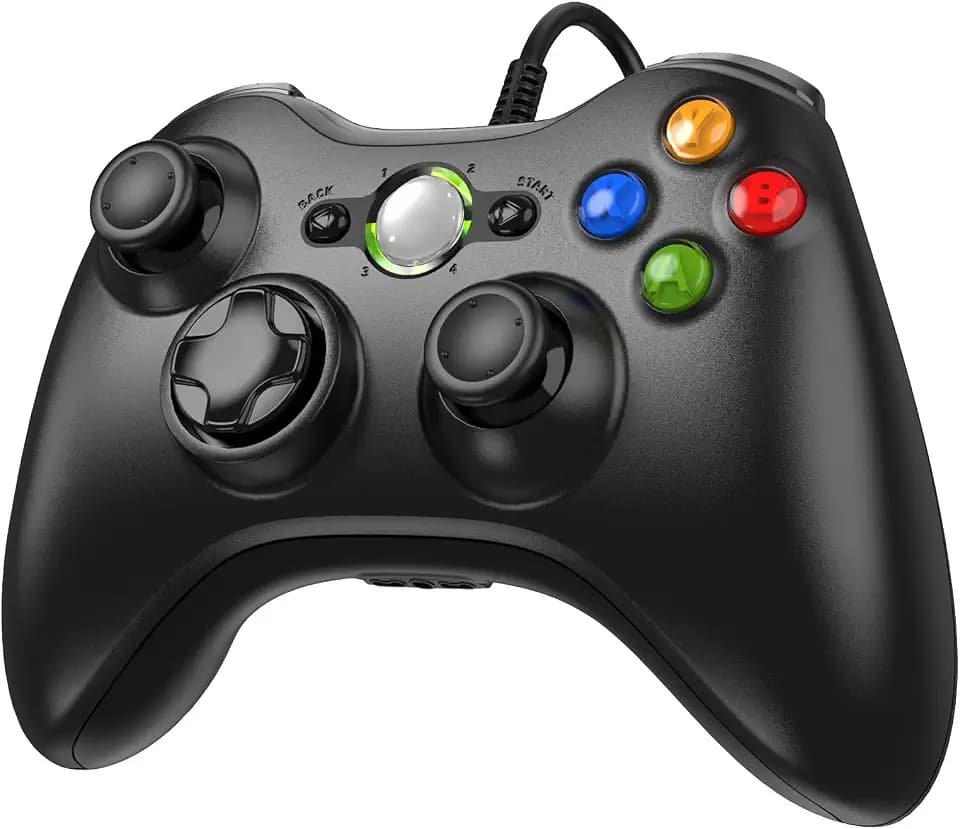 Diswoe Controller für PC Xbox 360, PC-kabelgebundener Controller mit USB