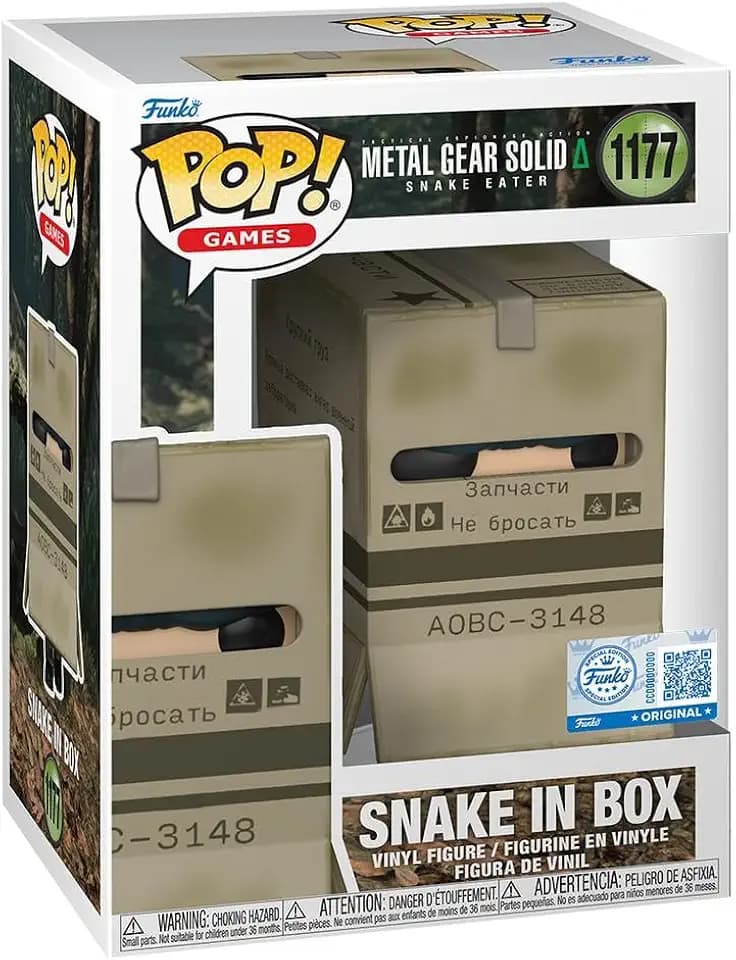Metal Gear Solid 3: Snake Eater - Snake in Box Pop! Vinyl