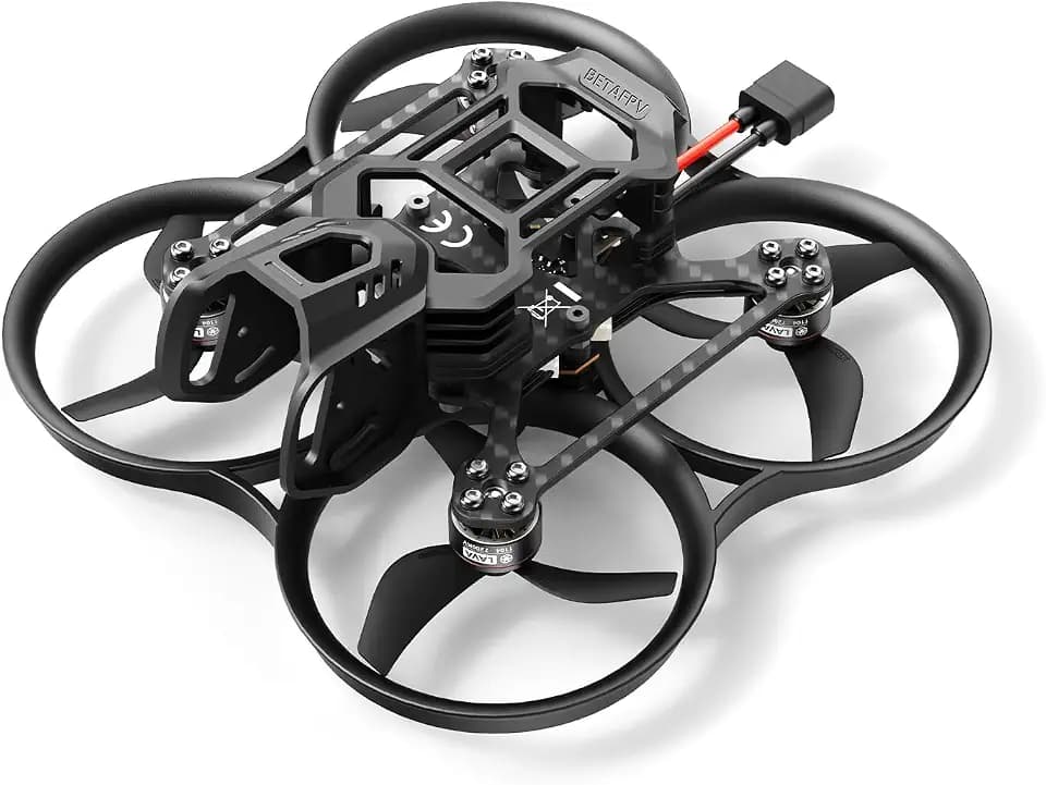 BETAFPV Pavo20 Pro Bürstenlos Whoop Quadrocopter mit HD Digital Halterung, kompatibel mit O4 Air Unit Pro, mit 1104 7200KV Motor, F4 2-3S 20A FC, COB LED-Streifen für FPV Freestyle Shooting