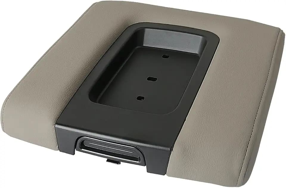 Front Seat Center Console Armrest Lid Beige Compatible with 2014-2019 Chevrolet Chevy Silverado Suburban Tahoe GMC Sierra Yukon XL Replaces 22881398