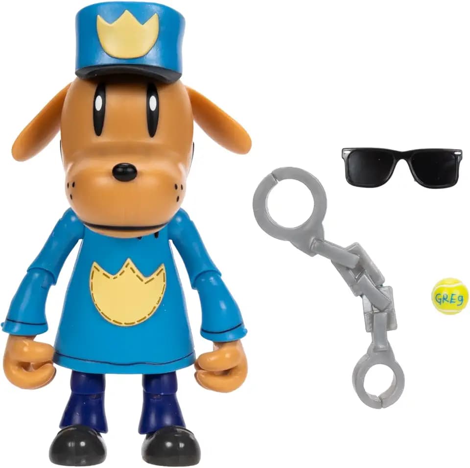 Dog Man - 13 cm Dog Man Figur mit Zubehör, Einheitsgröße