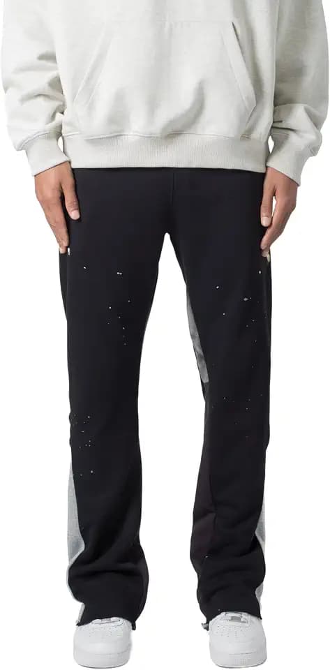 mnml Mens Contrast Bootcut Sweatpants