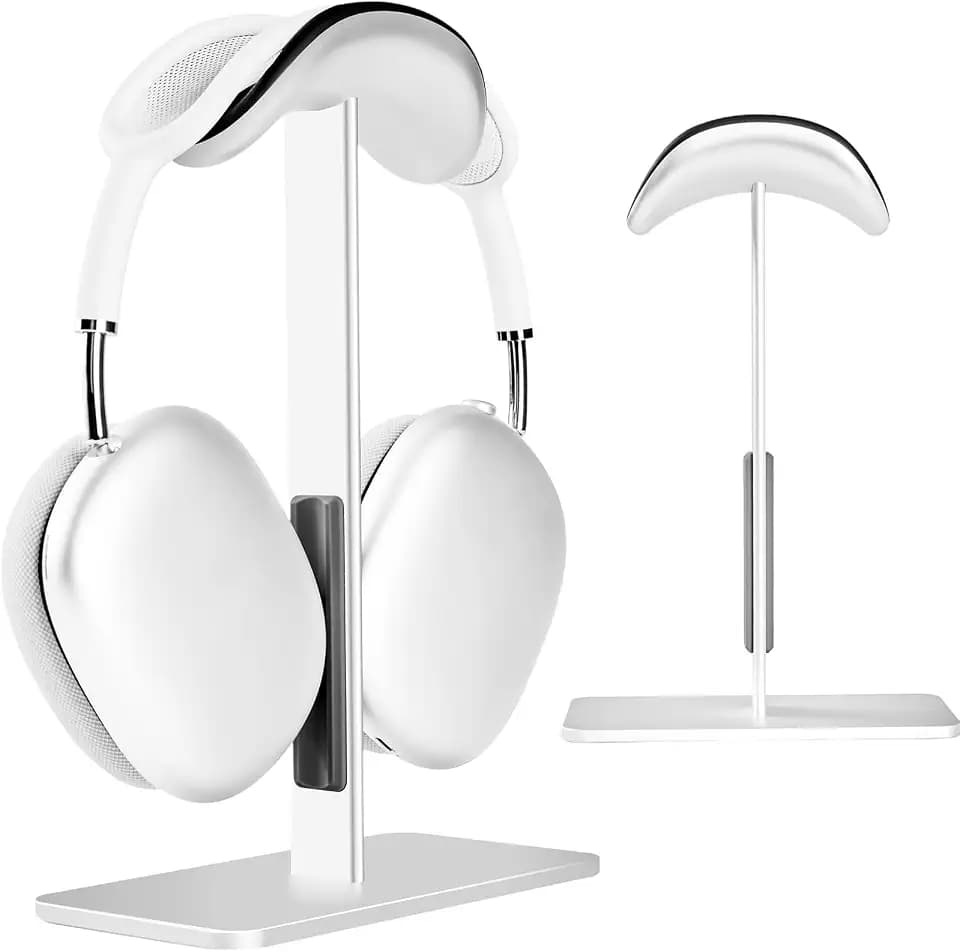 Headphone Stand for AirPods Max 2 & 1 Auto Sleep Mode, Silver