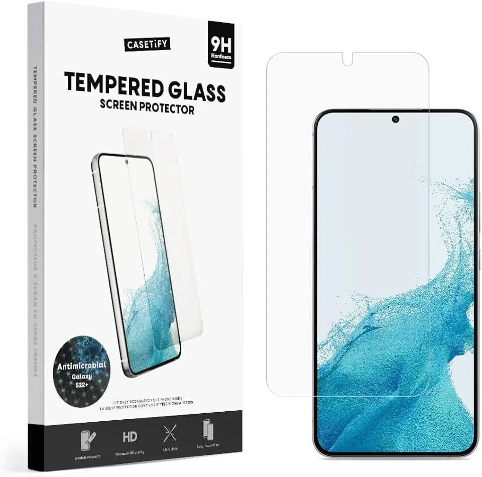 CASETiFY Screen Protector for Galaxy S22+ 2.5D Full Screen Tempered Glass