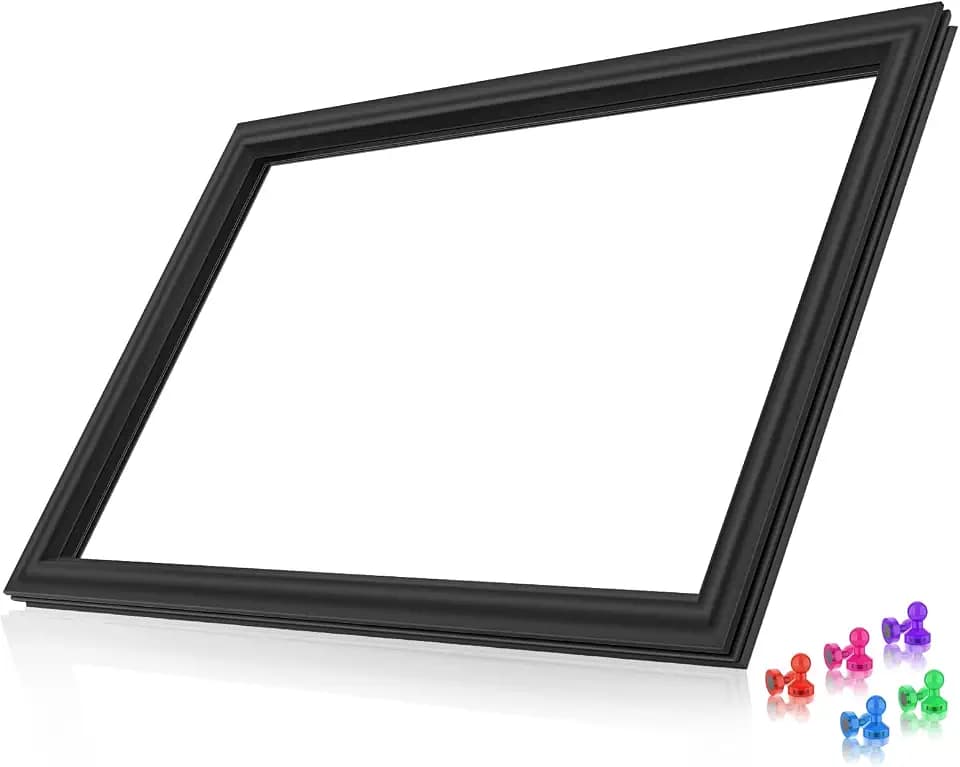 Upgraded 242193209 Freezer Door Gasket Compatible with Frigidaire Freezer Door Gasket Replacement AP5807083 3513465 PS9493821 Kenmore Refrigerator Door Gasket Seal, Freezer Seal Replacement Black