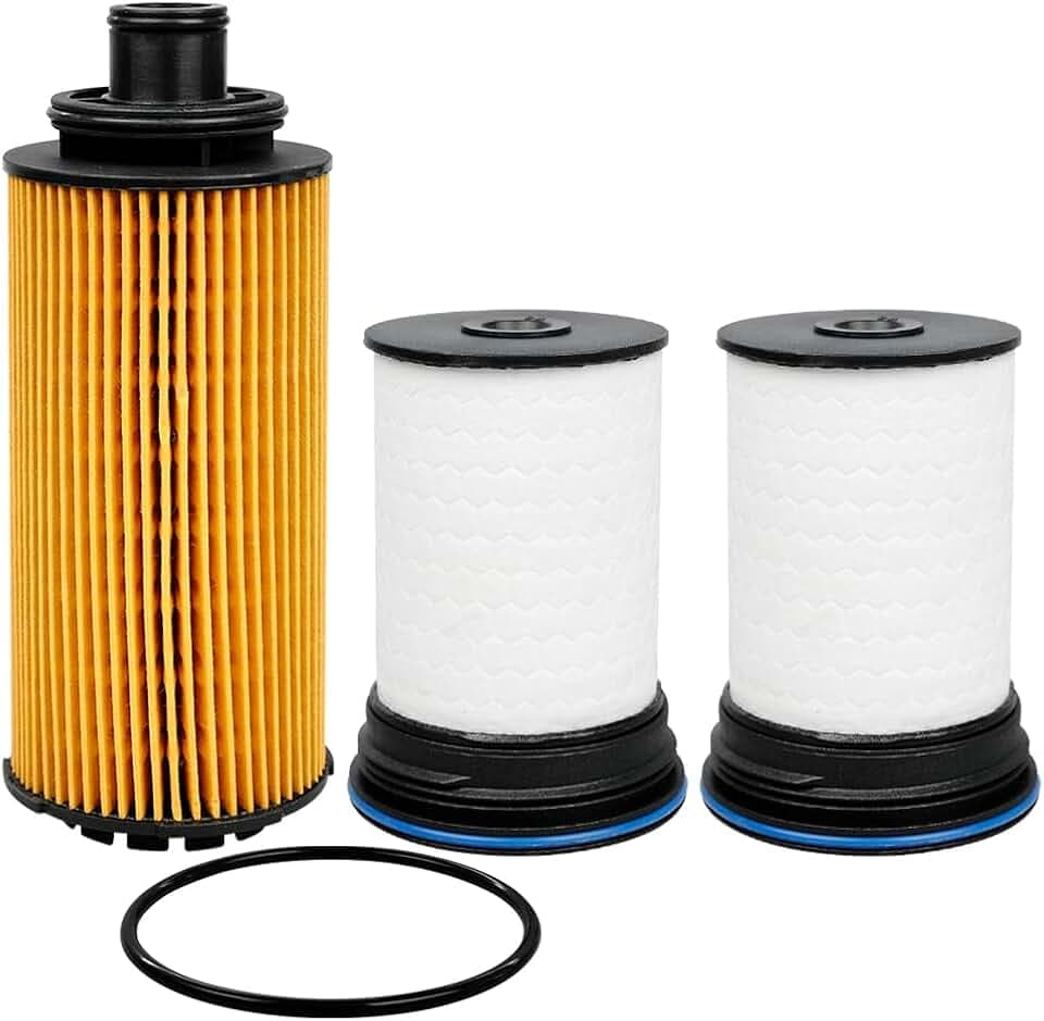 2PCS TP1007 Fuel Filter and 1PCS PF2262G Oil Filter Set Compatible with 2016-2022 Chevy Colorado GMC Canyon Replace TP1007 52100212 CS12133 WF10226 PF2262G 5595791 PF69 12679114