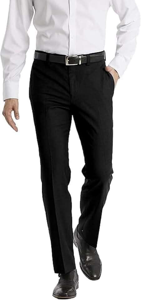 Calvin Klein Men's Modern Fit Dress Pants | Suit Pants for Men | Performance Stretch Fabric, Flat Front, Ready-to-Wear