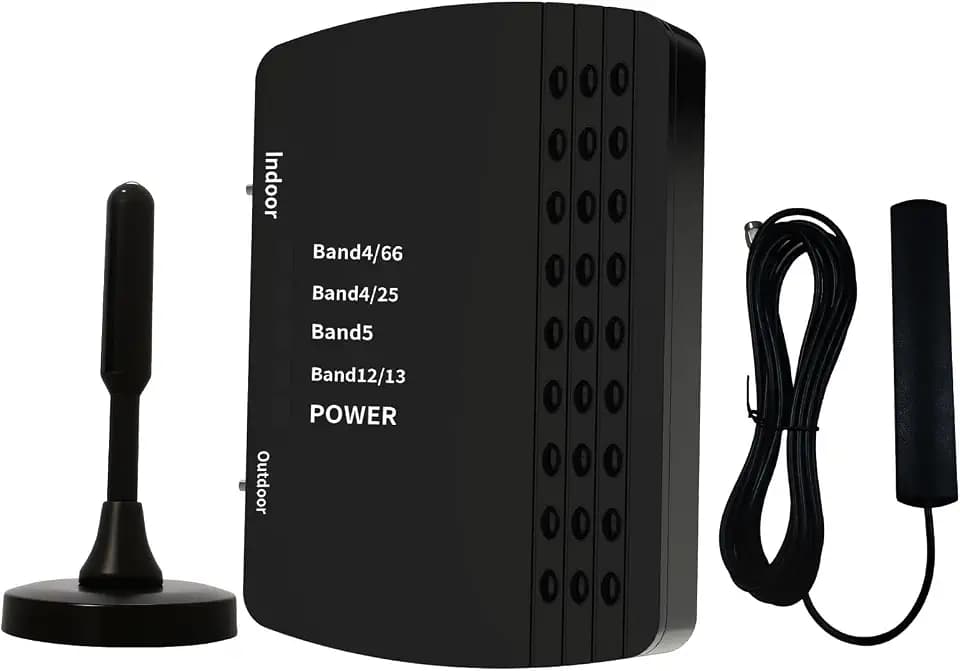 Cell Phone Booster for Home &Office,Up to 2,500 sq ft,Cell Phone Signal Booster for Band 5/12/13/17,Boost 5G 4G Data for All U.S. Carriers FCC Approved