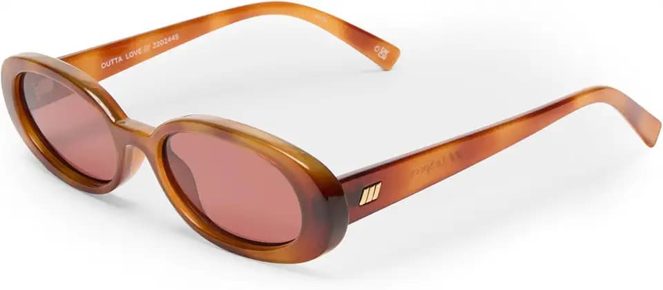 Le Specs. OUTTA LOVE - Sonnenbrille für Damen Ovale Rahmenform mit hohem UV-Schutz