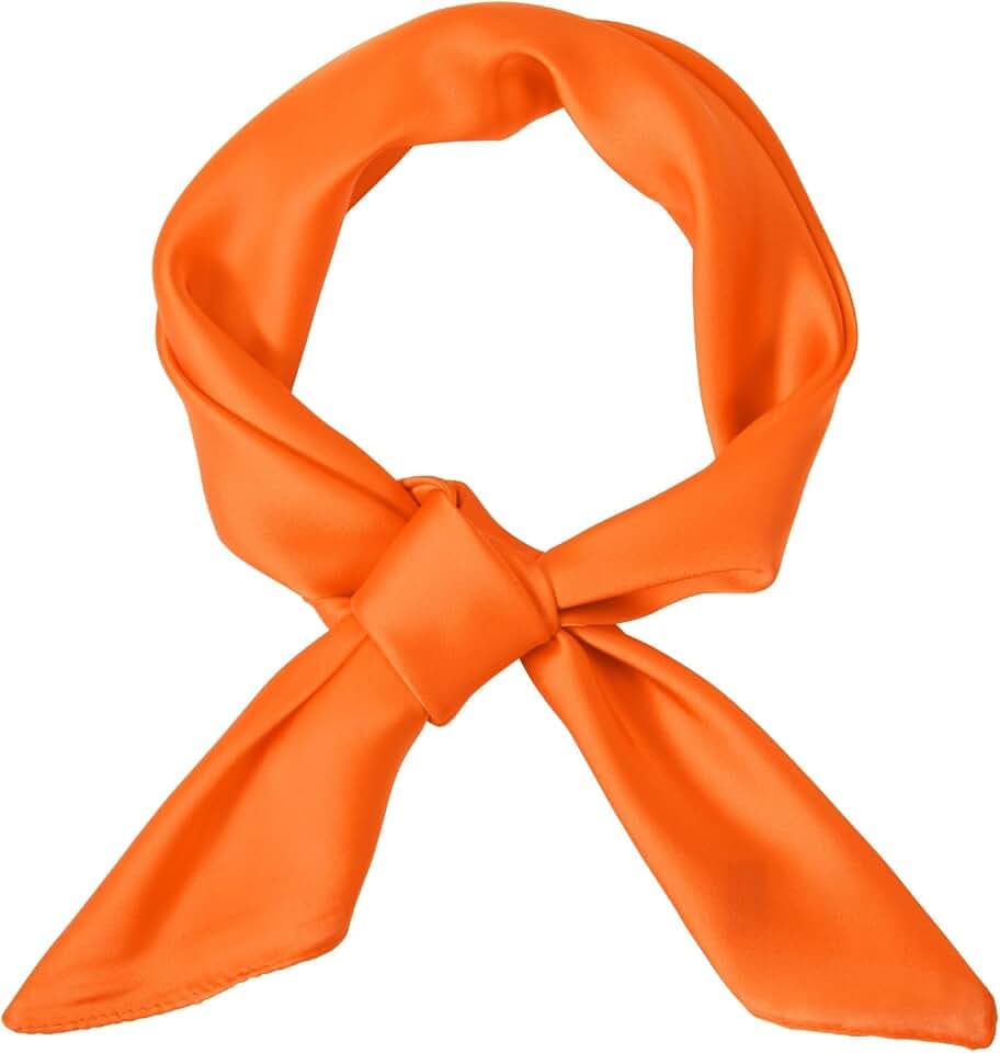 Halstuch für Damen, 70 * 70 cm Seidenschal Bandana Halstuch, Seidentuch, Seidenschals Damen, Halstuchs Seide, Damens Seidentuch, für Frauen