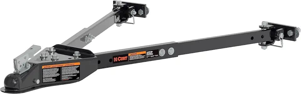 CURT 19750 Universal Tow Bar for Flat or Dinghy Towing 5,000 lbs, 2-Inch Coupler