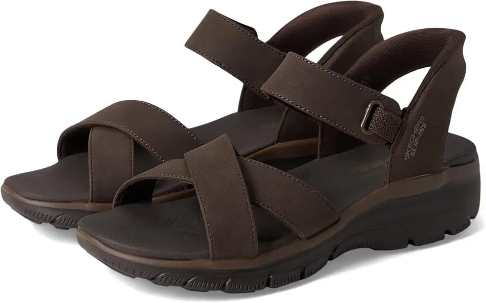 Skechers Damen Easy Going Somewhere Sunny Slip-InTurnschuhe