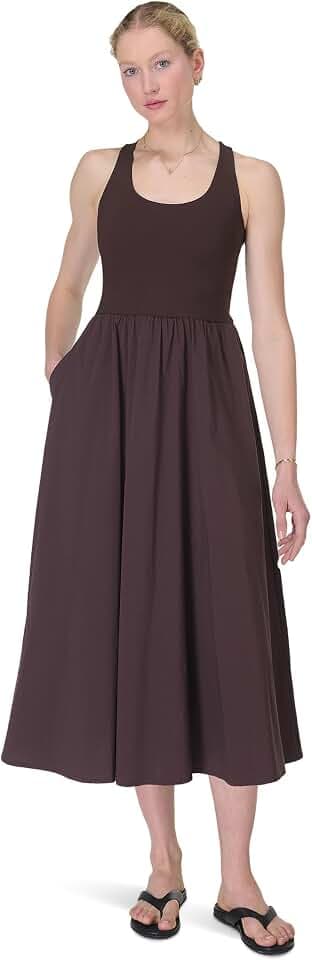 Sweaty Betty Women's Athletic Lightweight Explorer Ribbed Racer Back Dress