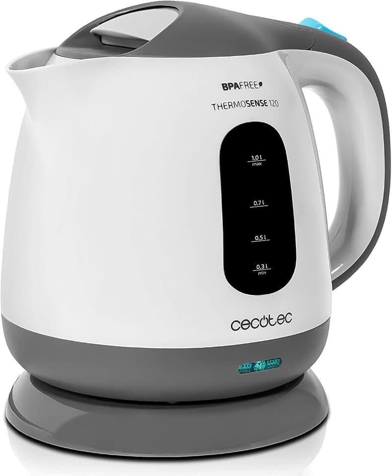 Cecotec Wasserkocher ThermoSense 120, 1 L, 1100 W, BPA-frei
