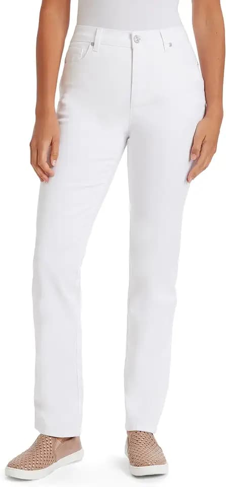 Gloria Vanderbilt Womens Amanda Classic High Rise Tapered Jean Petite