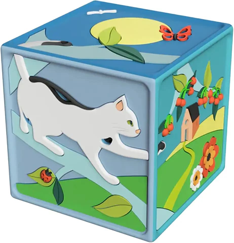 Joyeuse - Mein erstes wunderbares Erzählgerät - Musikalisches Erwachen - 141535 - Bildschirmfrei - Geschichtenbox - Wiederaufladbar - Französisches Design - Baby-Erwachen - Ab 2 Jahren