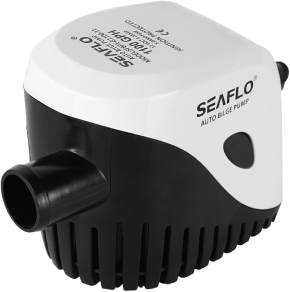 SEAFLO Automatic 1100GPH Submersible Bilge Water Pump with Magnetic Float Switch 4 Year Warranty