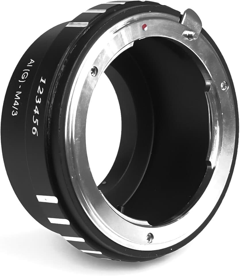 AI(G)-M4/3 Objektivadapter kompatibel für Nikon AI (G) Objektiv an Micro 4/3 MFT Adapter