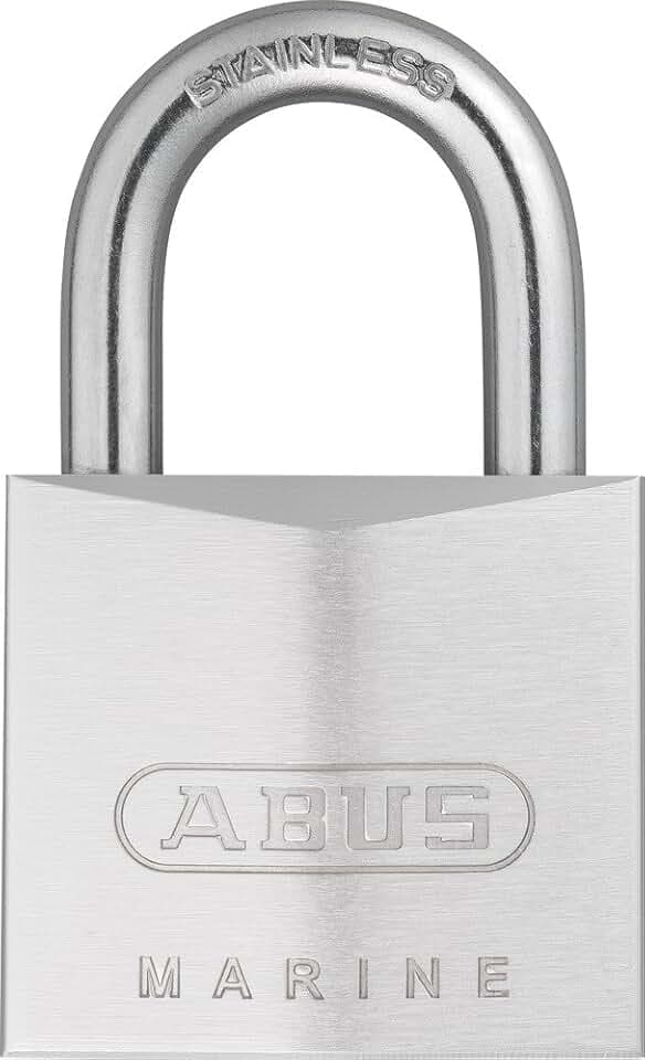 ABUS Vorhängeschloss 75IB/40 Marine - Messing, Edelstahlbügel