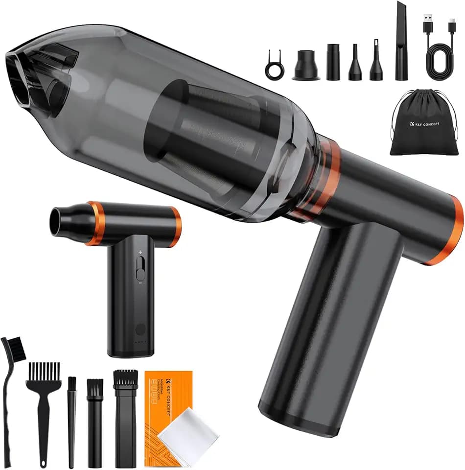 K&F CONCEPT Blower and Suction 2 in 1 Compressed Air Duster,300000RPM