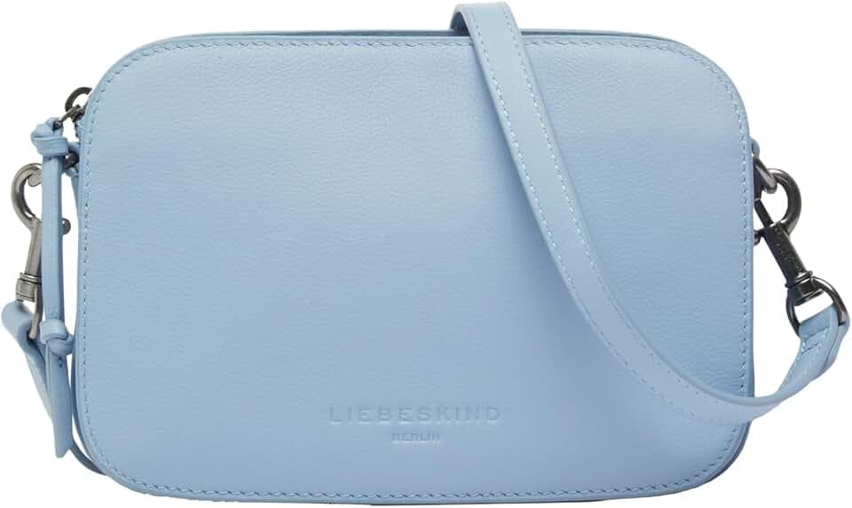 Liebeskind Berlin Umhängetasche Luka – Cross-Body Bag aus Leder mit verstellbaren Schulterriemen – kleine Schultertasche, Fächer mit Reißverschluss – Shoulder Bag, 14.5 x 20.5 x 7 cm, (H x W x D)